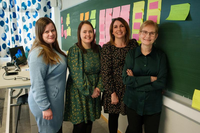 F.v. Gunn Elin Fedreheim, Marianne Vikan, Anja Eliassen Borlaug, Anne-Torill Dr&oslash;nen